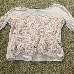 Rue21 cropped shirt